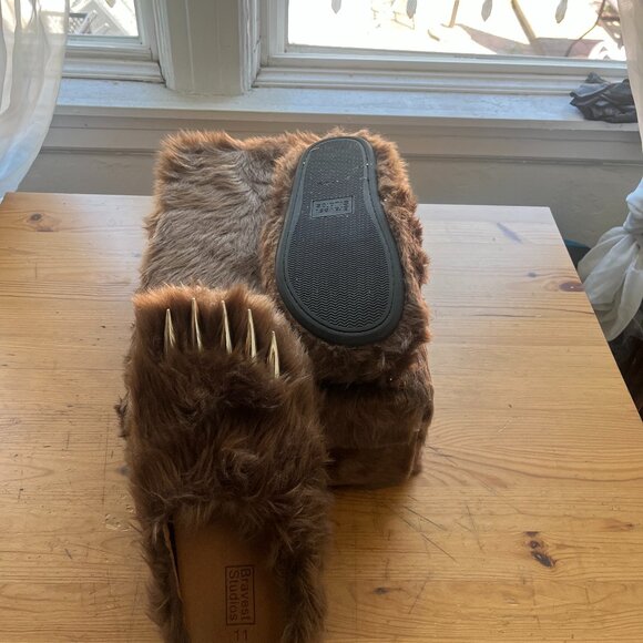 Bravest Studios Limited Stock/Rare Bear Claw Mules in Brown Size 11 - Picture 2 of 6